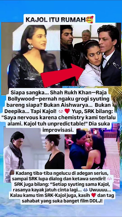 SRK Bilang Kajol Itu Rumah, Bukan Sekadar Lawan Main! 😭