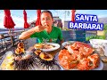 Golden urchin yolk  box crab food tour in santa barbara  california coast
