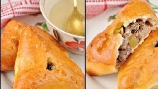 Как приготовить эчпочмак (треугольные пирожки с картошкой и мясом)(Как приготовить эчпочмак (треугольные пироги с картошкой и мясом) Ингредиенты: Тесто: Мука - 850 гр., Молоко..., 2014-01-31T02:48:30.000Z)