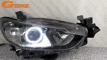Mazda 6 Atenza Mazda6 GJ GL Ultra Bright Refit Day Light Turn Signal Light  LED Angel Eyes Halo Ring