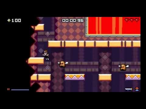 Mutant Mudds Deluxe - Time Attack - LVL 10 - 3.2 - Low% - 12.06