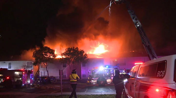 2-alarm apartment fire displaces 55 residents