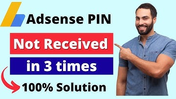 Adsense pin not received in 3 times | Adsense Pin Verification not received