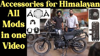 Top Accessories for Royal Enfield Himalayan 2021 BS6| Sans Motoshop| Bike Modification