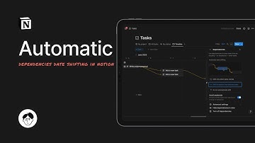 How to automatically shift dates with dependencies in Notion - New Feature 2023