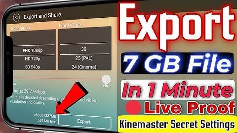 Kinemaster Video Exporting Problem Solved | An Error occurred while exporting kinemaster Fixed 101%