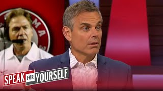 Nick Saban is a complete control freak | SPEAK FOR YOURSELF