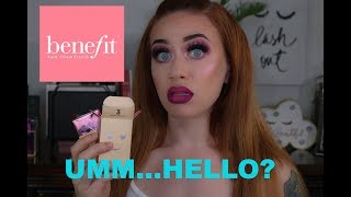 NEW BENEFIT COSMETICS HELLO HAPPY SOFT BLUR FOUNDATION | TRY ON AND REVIEW screenshot 3