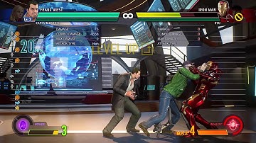 MVCI Frank West Loop Featuring Captain Marvel!