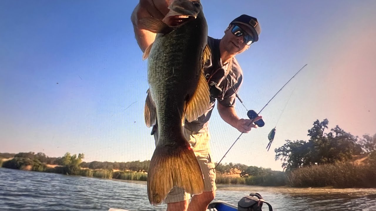 Bass fishing Lake Clementia