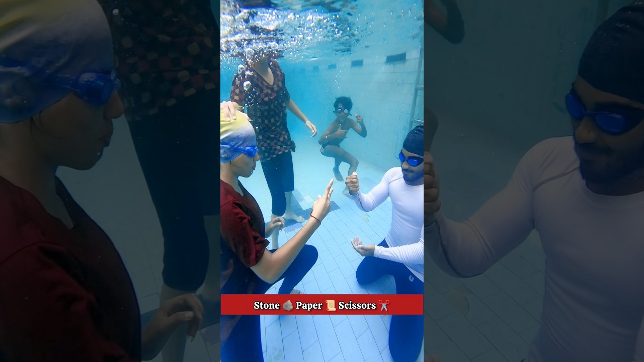 Underwater Game 🏊🏻♀️ Swimming Fun #swimmingpool #underwater #swim #fun