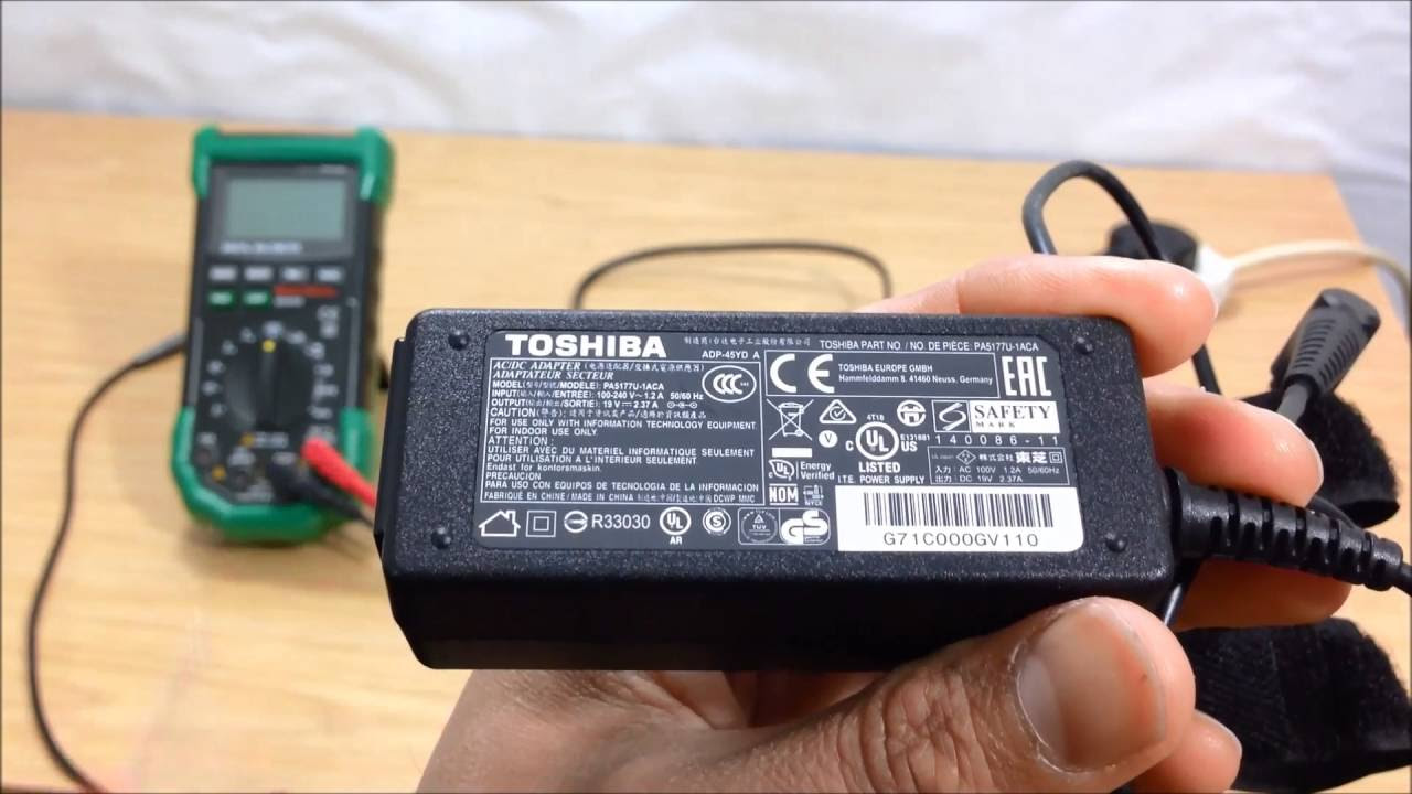 How To Test A Laptop Charger With A Multimeter   Laptop Not Turning On   Laptop Adapter Charger