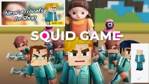 [NEW 🐙👕 SQUID GAME OUTFIT AND NEW REALEAST GAME] Blockman Go,Blocky Mods #squidgame#squidgamenetflix