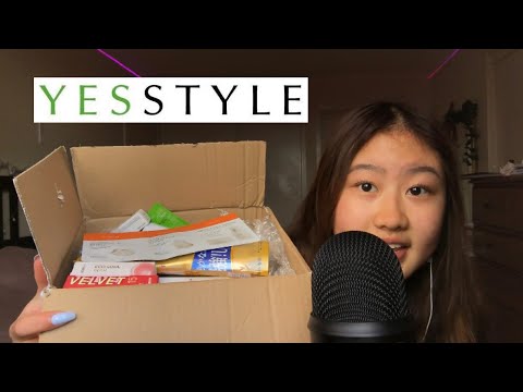 ASMR yesstyle unboxing!