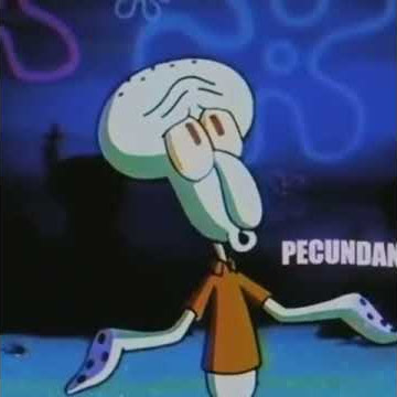 sad squidward pecundang