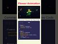 CSS Animation Flower Loop 🌼 | Pure HTML CSS Visual