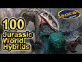 100 Jurassic World Hybrids [ Size Comparison ]