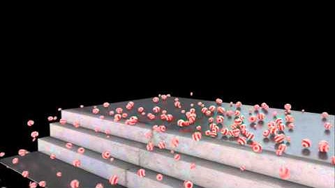 Cinema 4D Simple Dynamics test - fill area and release