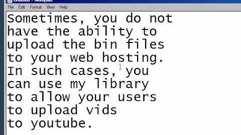 ASP.NET and YouTube Video Upload - Updated