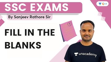 Fill In the Blanks | For All SSC Exams | By Sanjeev Rathore Sir | wifistudy 2.0