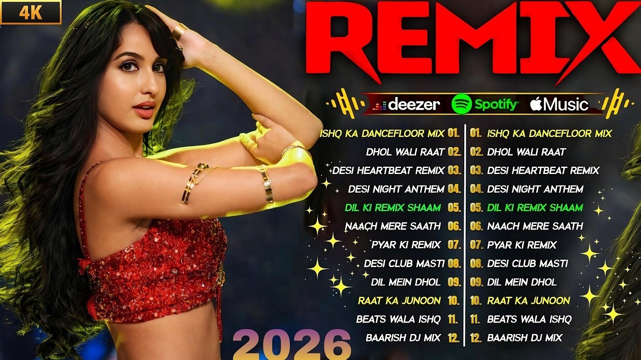 Hindi Remix Songs 2026 🔔 Latest Bollywood DJ Non Stop Party Mashup | Trending Remix 2026 🚗