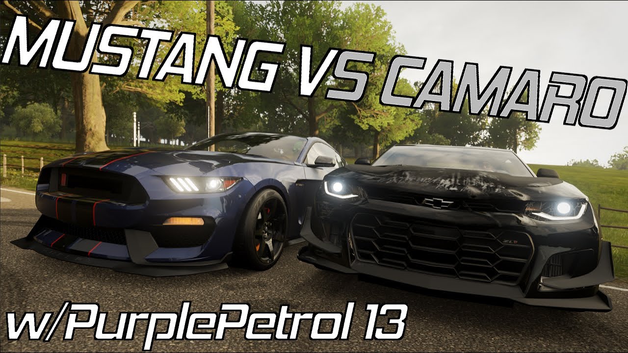 CAMARO VS MUSTANG | Forza Horizon 4 Online | w/ PurplePetrol 13