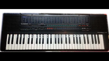 CASIO CT - 650 - (DEMO song) - Richard Clayderman - Ballade Pour Adeline