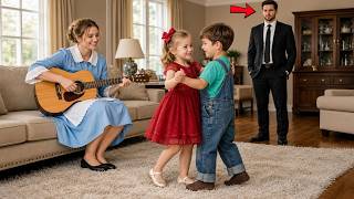 A Tired Millionaire Came Home… and Found the Cleaning Lady’s Son Dancing with His Daughter