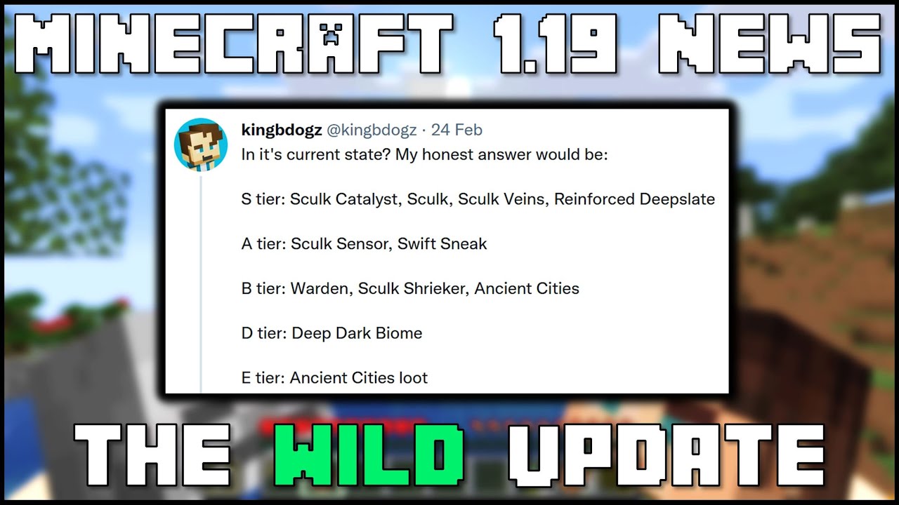 Minecraft 1.19 News - Best/Worst Features & 1.18.2 Released!
