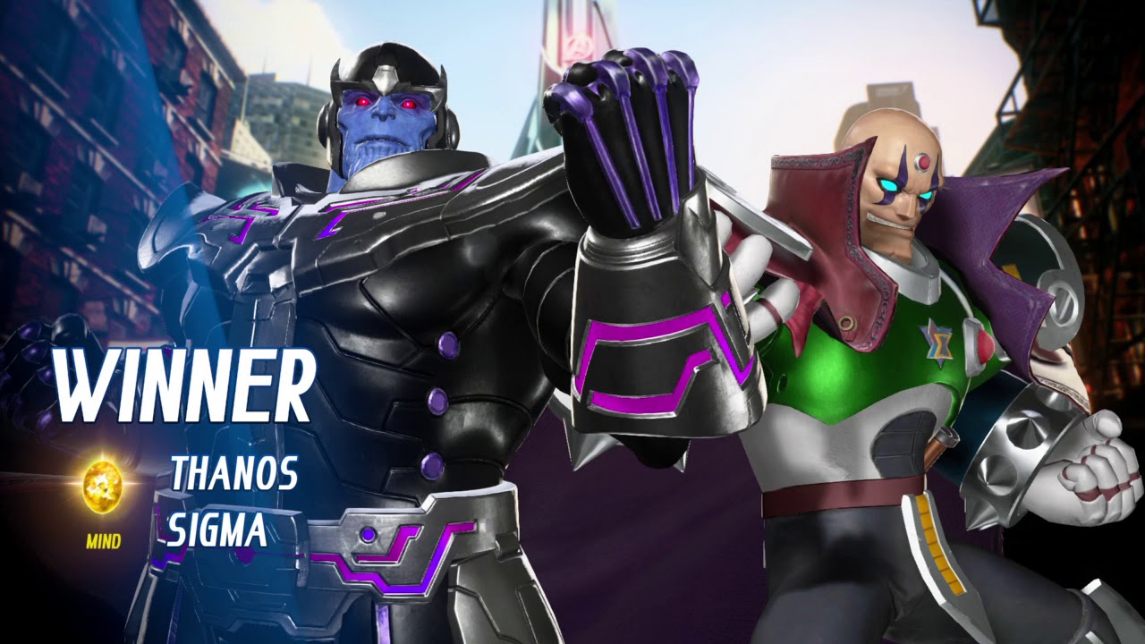 MARVEL VS CAPCOM INFINITE Thanos and sigma - YouTube