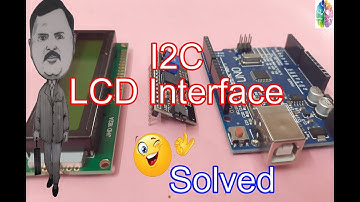 I2C or IIC LCD Display with Arduino தமிழில் - Solved working
