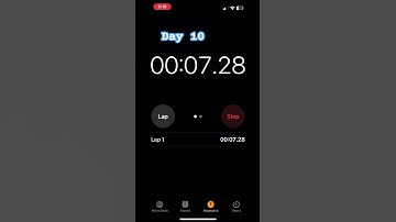 Day 10 of trying to stop at 10 seconds