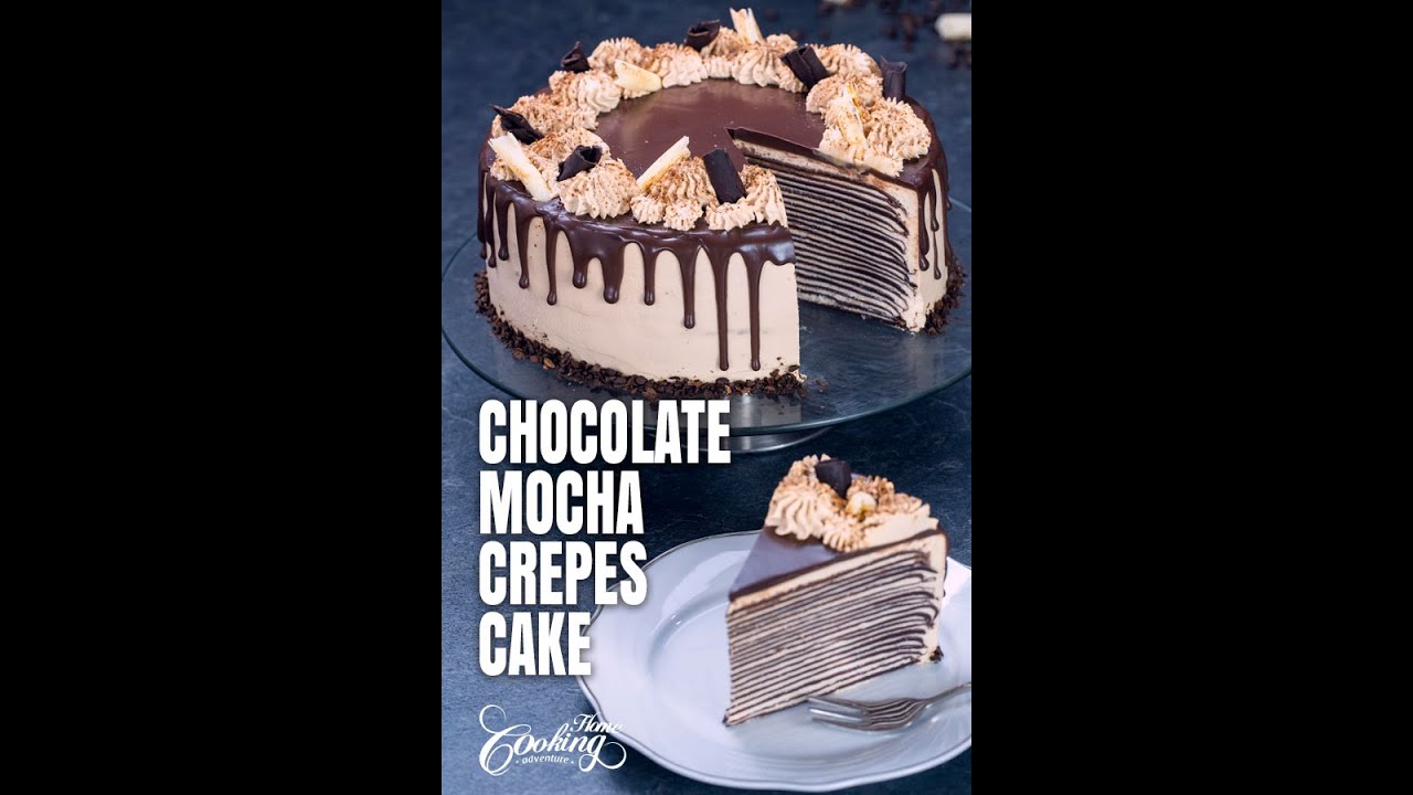 Delicious chocolate crepe cake #shorts | Home Cooking Adventure