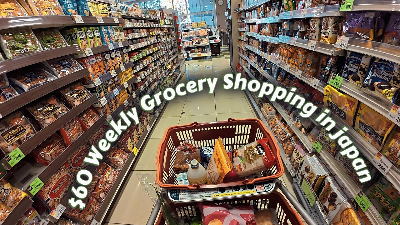 $60 Weekly Grocery Shopping in Japan