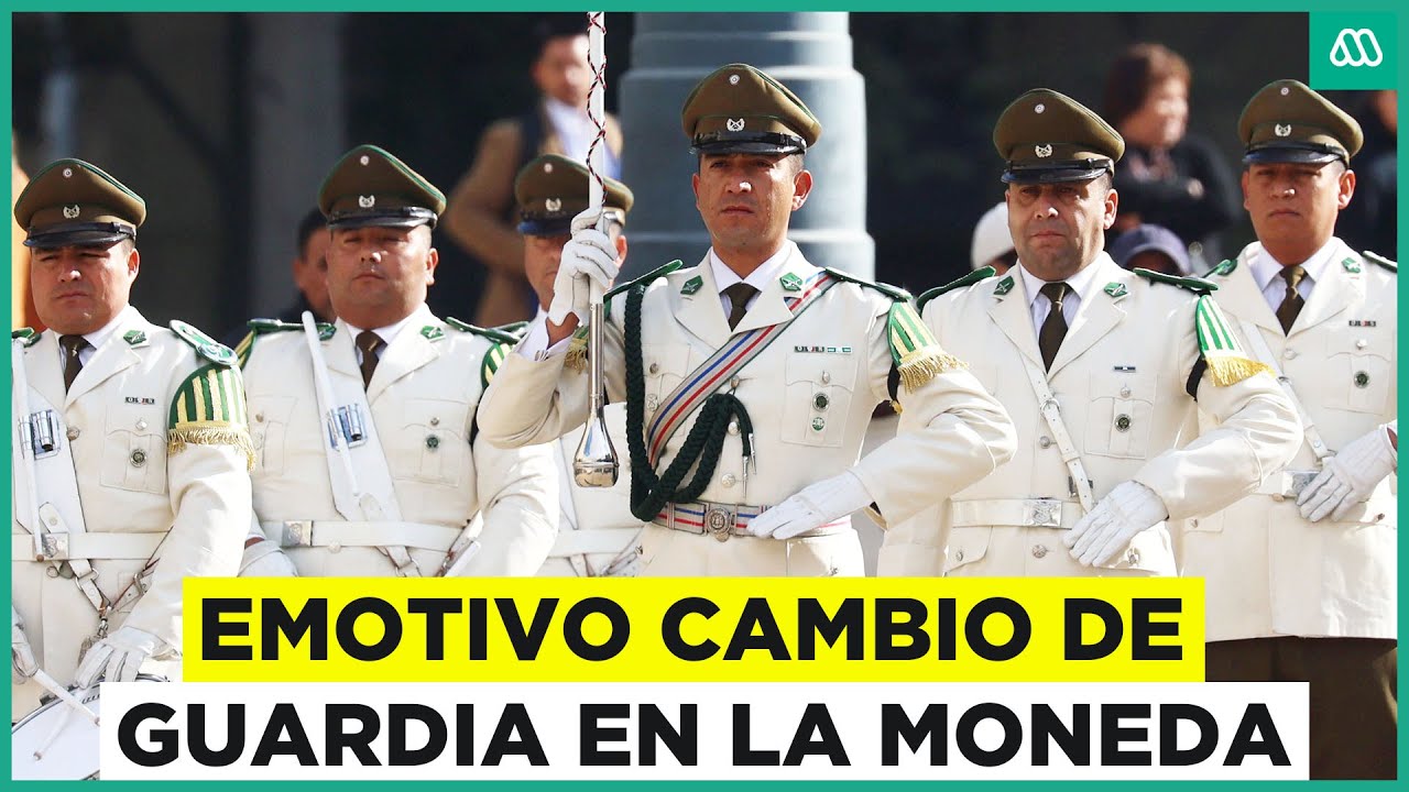 El emotivo cambio de guardia en La Moneda tras muerte de tres carabineros en Chile