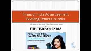 Book ad in Times of India Ads | TOI Matrimonial Ad Booking | Times Property Ads Online Booking.