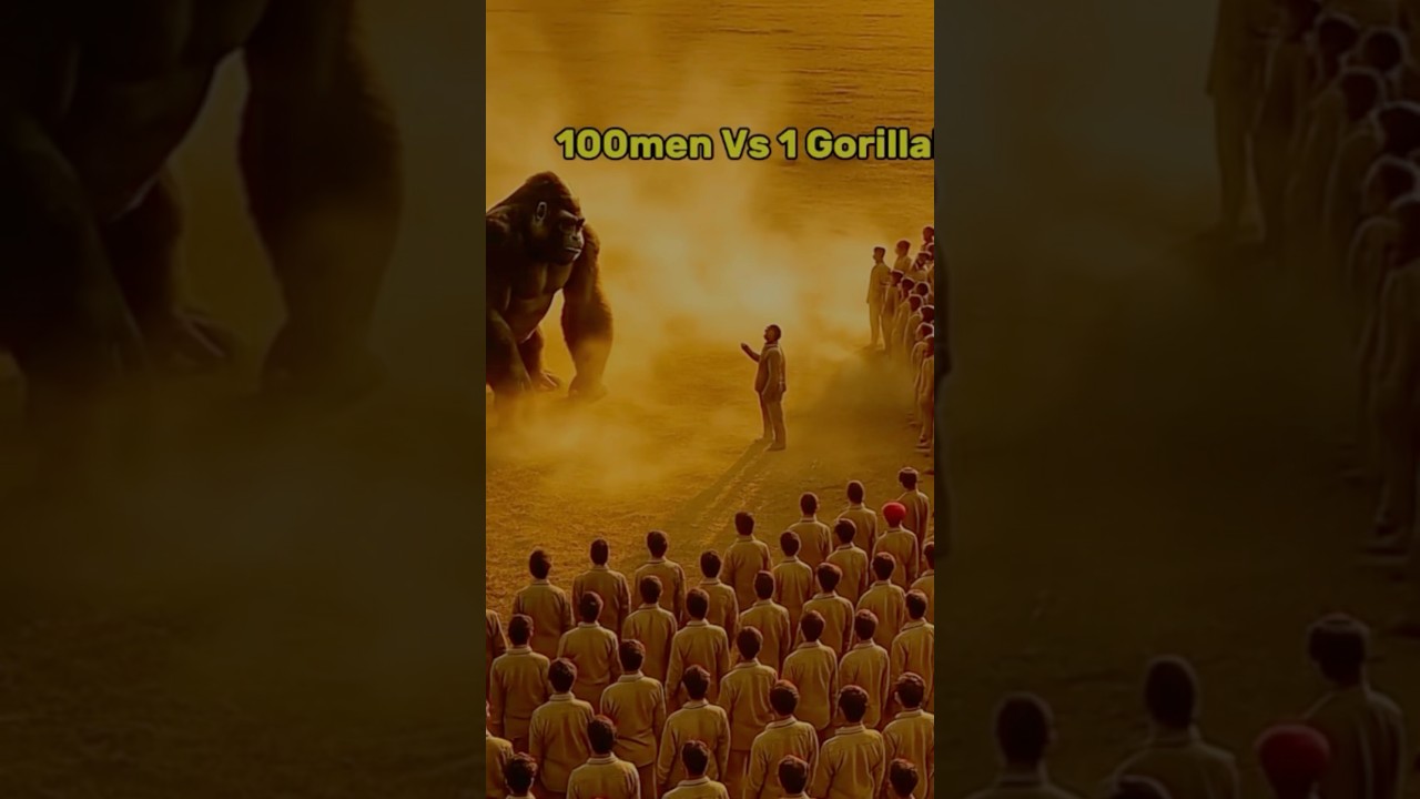 What If a Gorilla Fought 100 Men?