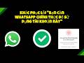 Khắc phục lỗi "Bạn cần WhatsApp chính thức để sử dụng tài khoản này" năm 2026 | Sửa lỗi WhatsApp Mod