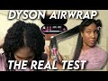 DYSON AIRWRAP ON 12 MONTHS POST RELAXED NEW GROWTH HAIR