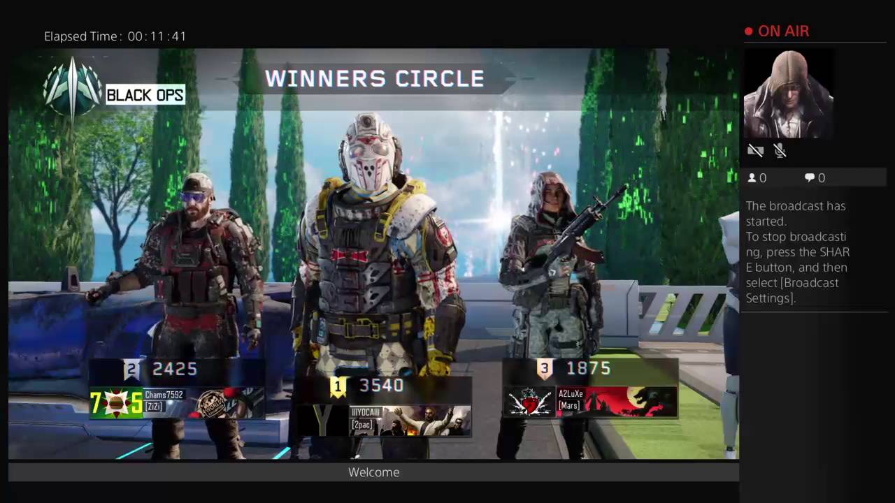 zidaneMNDA's Live Call of duty PS4 Broadcast