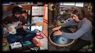 AMBIENT MUSIC COLLAB | Guitar + Bertelli Handpan || Perry Frank // Alfonso Corace