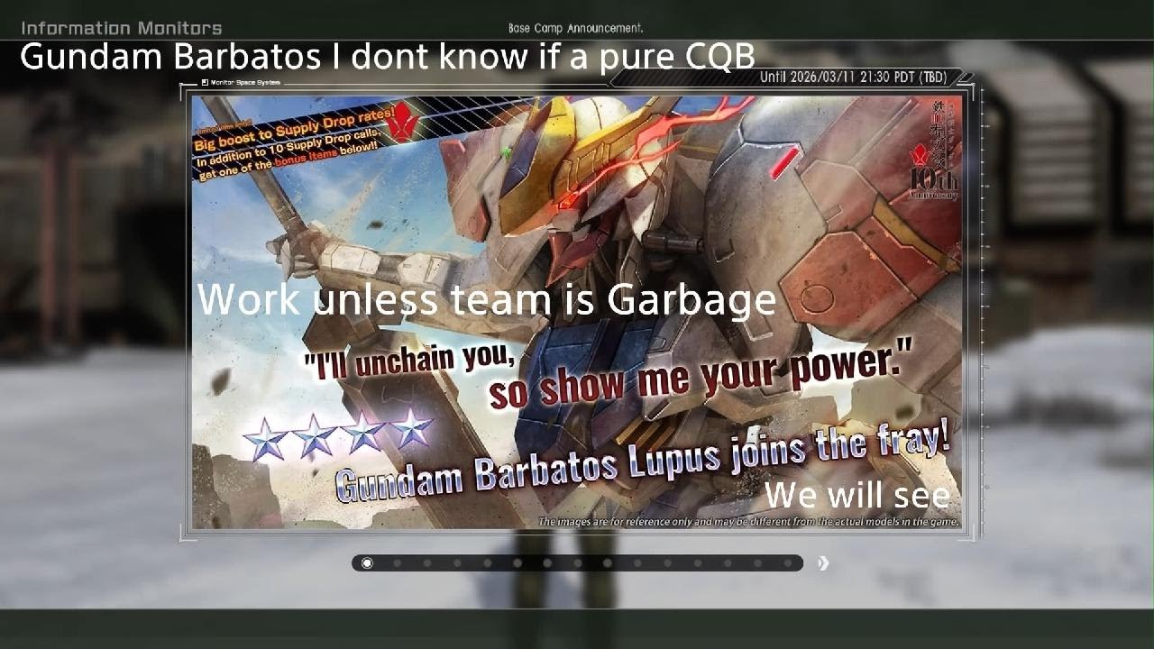 MOBILE SUIT GUNDAM BATTLE OPERATION 2_Gundam Barbatos pure CQB