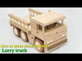 Wooden Toy Car. Lorry Truck