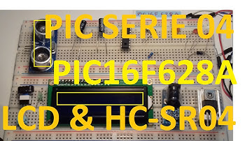 Hi LCD & Ultrasonic HCSR04!!! PIC16F628A - 04 #picSerie