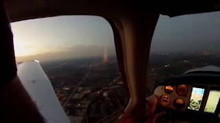 Piper Dakota N2178Z Ferry Flight IFR ATC from Dallas to Milwaukee (Top Gun Theme)