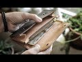 Making a Leather Clutch By Hand