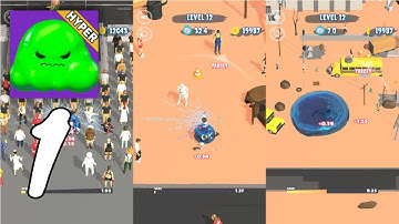 Hyper Hungry Slime Gameplay Walkthrough #1 (Android, IOS)