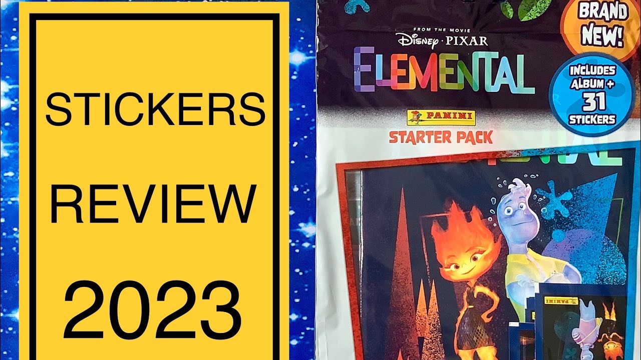 Disney Pixar Panini Elemental Stickers 2023 Collection 