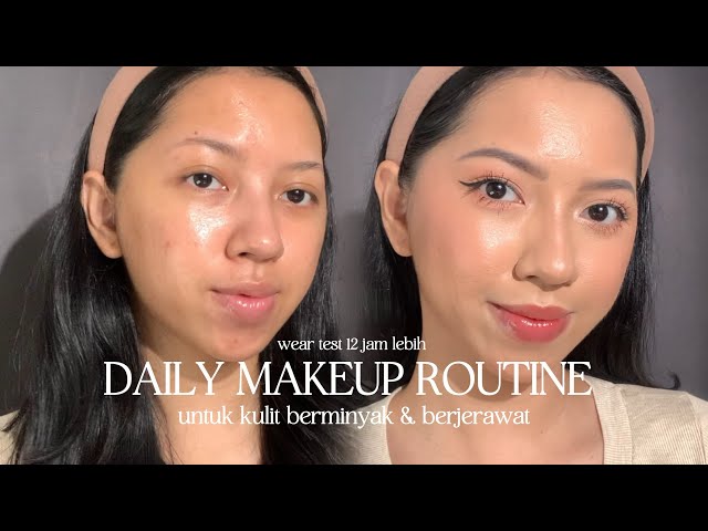 Daily Makeup Routine untuk kulit berjerawat & berminyak | REVIEW JUJUR CUSHION SKINTIFIC & WEARTEST class=