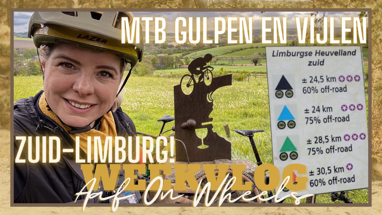 MTB ROUTES VIJLEN EN GULPEN!🔥 MOUNTAINBIKEN IN ZUID-LIMBURG・VLOG #134  | Aaf on Wheels ©